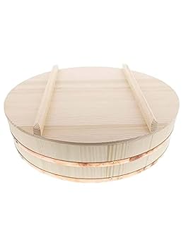 Amazon｜立花容器 寿司桶 銅タガ 蓋付 飯台 日本製 約42cm 約1.5
